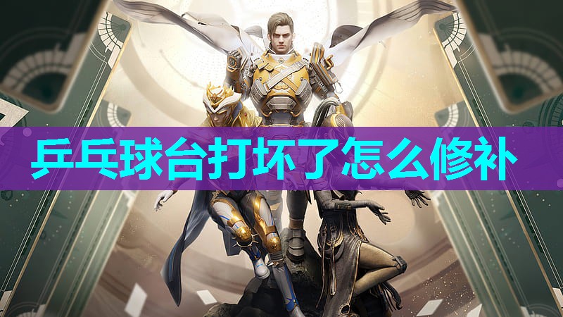 乒乓球台打坏了怎么修补