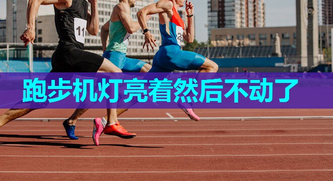 跑步机灯亮着然后不动了
